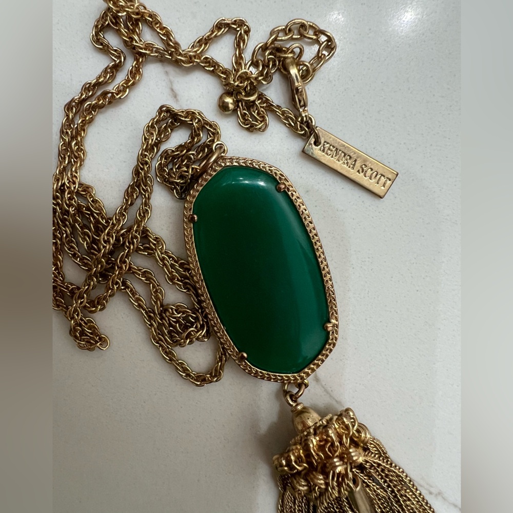 Kendra Scott Rayne long pendant tassel necklace